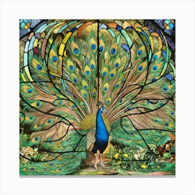 Peacock 20 Canvas Print