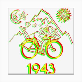 Bicycle Day 1943 Lsd Acid Hofmann Trip Canvas Print