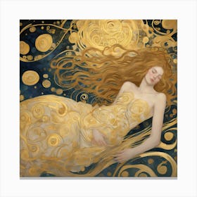 Golden Moon Canvas Print