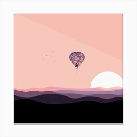 Hot Air Balloon In The Sky Canvas Print