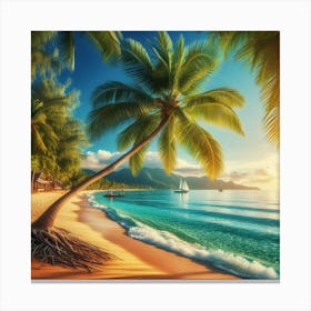 Sunset Beach Canvas Print