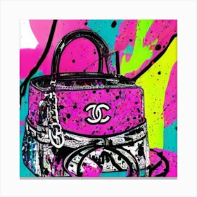 Chanel Purse Art Canvas Print