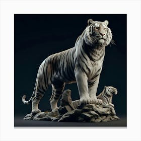 White Tiger 1 Canvas Print