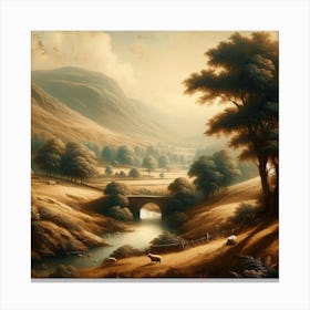 Landscape Of The Dales Canvas Print