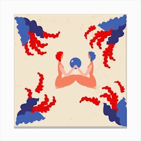 New Year In Your Hands Matisse Inspired Collection Canvas Print