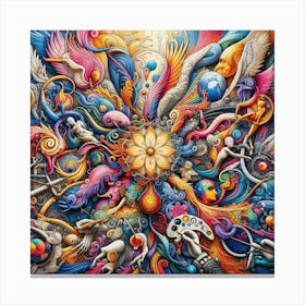 Psychedelic Painting 2 Canvas Print