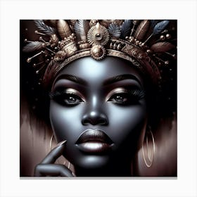 African Beauty Canvas Print