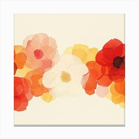 Watercolor Flowers 3 Canvas Print