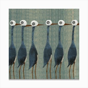 Herons Canvas Print