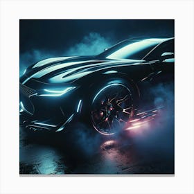 Futuristic Sports Car 1 Canvas Print