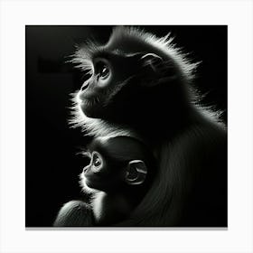 Mother And Child 8 Canvas Print