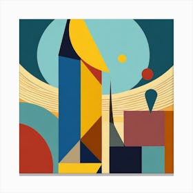 Abstract Cityscape  Canvas Print