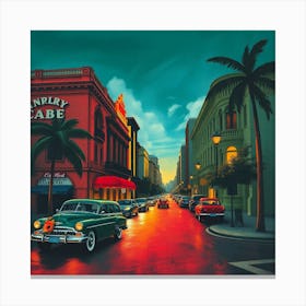 Hawaii At Night Canvas Print