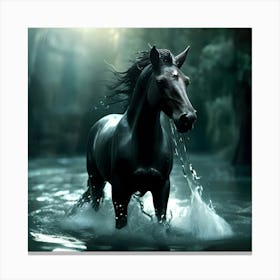 Leonardo Diffusion Xl Kelpie Water Spirit Often Taking The For 0 Upscayl 4x Realesrgan X4plus Anime Canvas Print