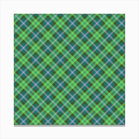 Plaid Fabric 75 Canvas Print