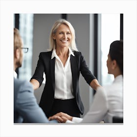 Business Meeting Canvas Print