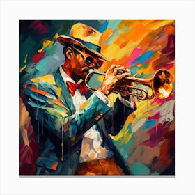 Jazz Musician 84 Canvas Print