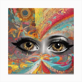 Eyes Of A Woman Canvas Print