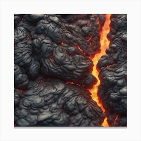 Lava Flow 36 Canvas Print