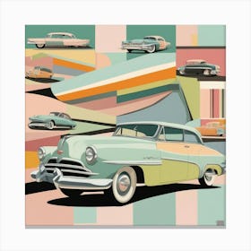 Classic Cars Canvas Print