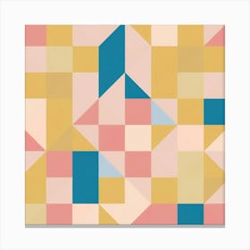 Geometric Abstract Painting 2 Canvas Print