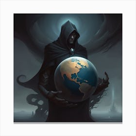 Darkness upon the deep Canvas Print