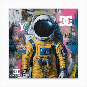 Spaceman 8 Canvas Print