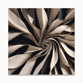 Spiral Paper Art Canvas Print