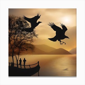 BIRD SPIRIT NEW YEAR Canvas Print