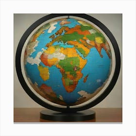 World Globe Canvas Print