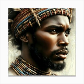 Portrait Artwork 124 Canvas Print