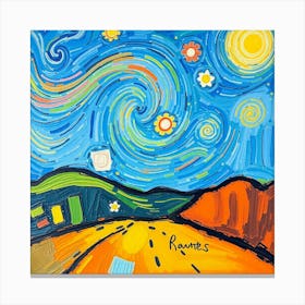 Starry Night 11 Canvas Print