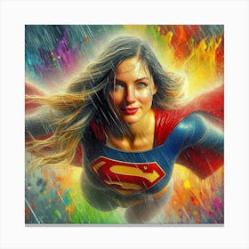 Supergirl Canvas Print