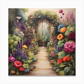 Garden Gate Canvas Print