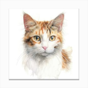 Li Hua Cat Portrait 2 Canvas Print