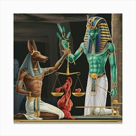 Egyptian Gods Canvas Print