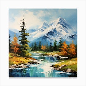 Mountain Stream Canvas Print