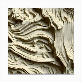 Wavy Texture Canvas Print