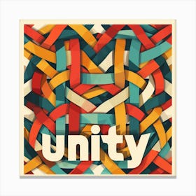 Unity Canvas Print