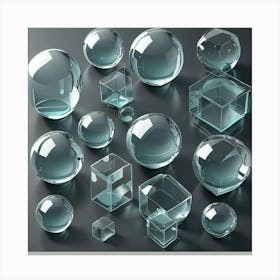 Glass Spheres Canvas Print