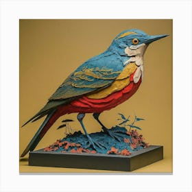 Long sightest bird Canvas Print