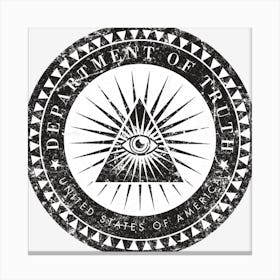 The Department Of Truth Canvas Print