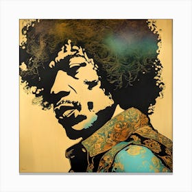 The Legendary Hendrix Canvas Print