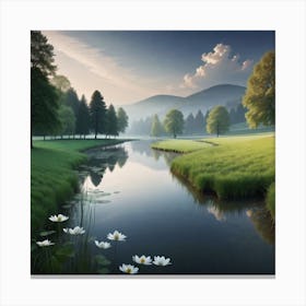 Lily Pond 4 Canvas Print