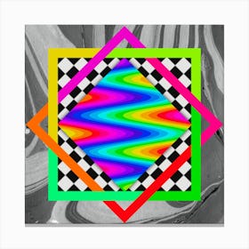 Rainbow Squares 2 Canvas Print