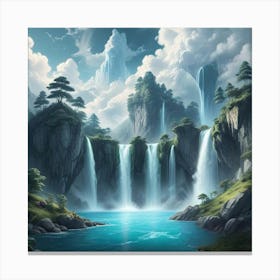 Waterfall 1 Canvas Print