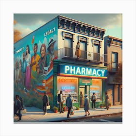 Pharmacy In A Ghetto Canvas Print