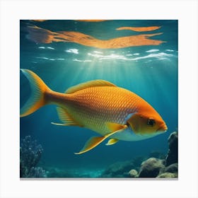 Beautiful Goldfish Canvas Print