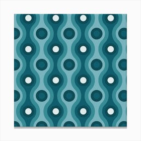 Modern Retro Pattern 29 Canvas Print