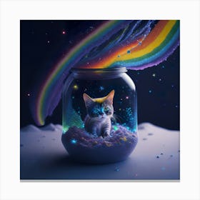 Cat Galaxy (1) 1 Canvas Print